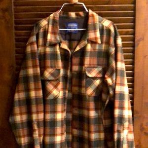 Pendleton board shirt jacket.
